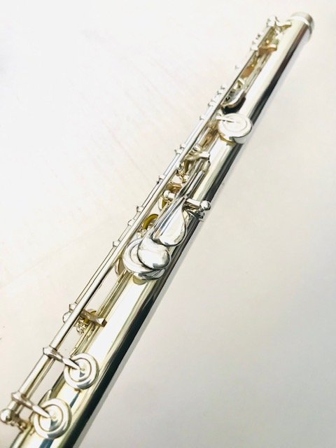 IMG_8056.jpg Haynes Handmade All Silver Flute, In-line G, B foot, Overhauled, Warranty!