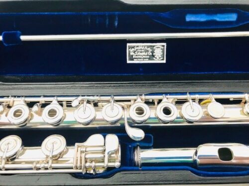 IMG_8057.jpg Haynes Handmade All Silver Flute, In-line G, B foot, Overhauled, Warranty!