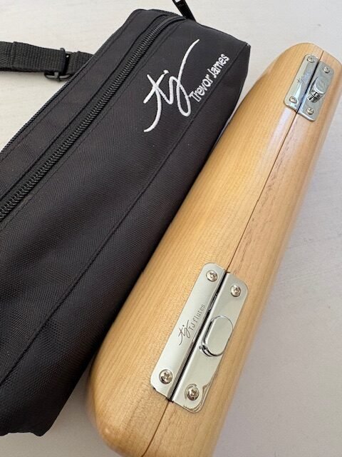 IMG_8434-rotated-1.jpg New! Trevor James Grenadilla Wood Piccolo, Hand-cut Wave Embouchure, Factory Warranty!