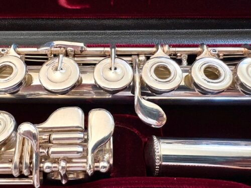 IMG_8504 Gemeinhardt KGM Standard Professional Flute, Solid Silver Headjoint, Gold Riser/Gold Plated Lipplate, Inline G, Warranty!