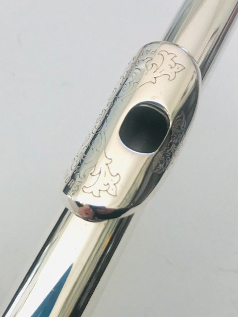 IMG_8592.jpg SOLD - Drelinger Karritium Headjoint with Platinum Air Reed, Engraved Lipplate