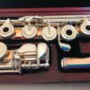 SOLD - DiZhao Handmade 14k Gold/Silver Flute, 6k Gold Lipplate/14k Riser, Engraved, Overhauled, C# Trill, Offset G, High E Facilitator, Warranty!
