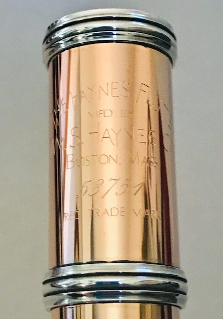 IMG_9077.jpg SOLD - Haynes Custom Fusion Flute, 14k Silver Platinum, C# Trill, Offset G, Refurbished, Warranty!