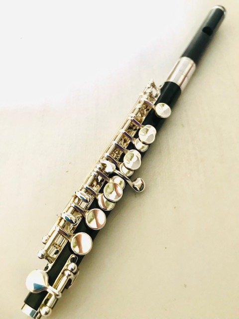 IMG_9249.jpg New Weissman Grenadilla and Cocobolo Wood Piccolo, Reverse Wave Headjoint, Warranty!