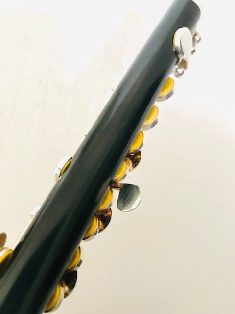 IMG_9254.jpg New Weissman Grenadilla and Cocobolo Wood Piccolo, Reverse Wave Headjoint, Warranty!