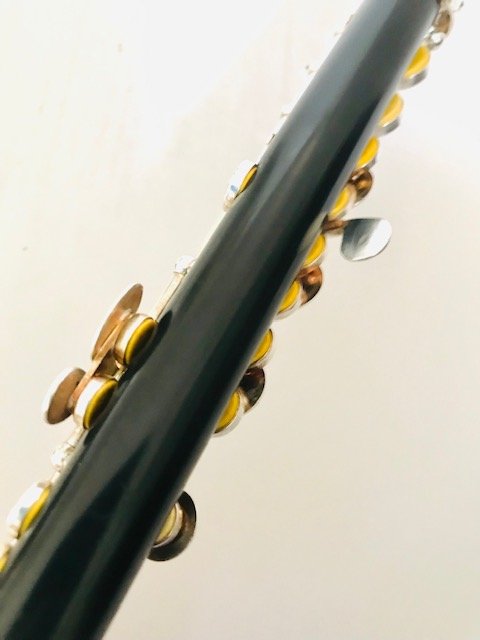 IMG_9255.jpg New Weissman Grenadilla and Cocobolo Wood Piccolo, Reverse Wave Headjoint, Warranty!