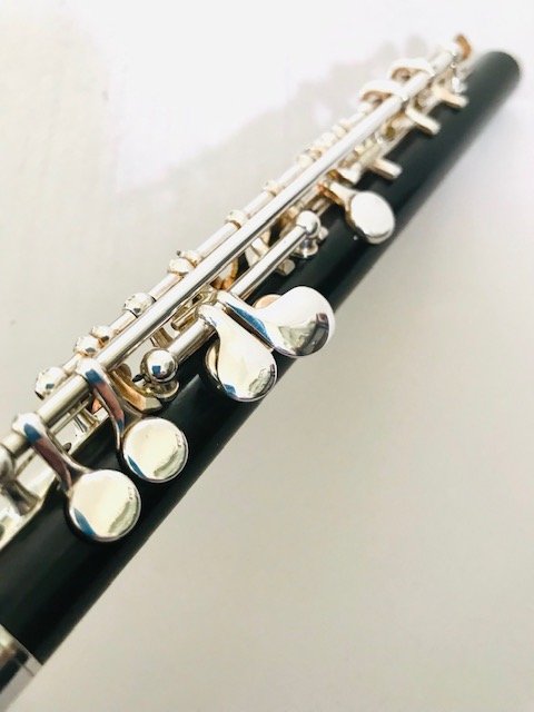 IMG_9256.jpg New Weissman Grenadilla and Cocobolo Wood Piccolo, Reverse Wave Headjoint, Warranty!