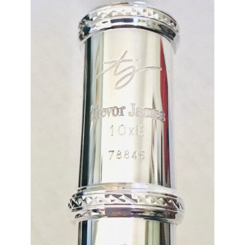 New! Trevor James 10x Flute Offset G Closed Hole C foot Sterling Silver lip/Riser Factory Warranty!