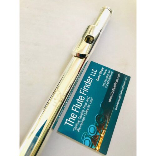 SOLD - Nagahara Handmade .950 Silver Headjoint Tubing Sterling Lip/Riser, Komani Cut