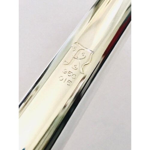 SOLD - Nagahara Handmade .950 Silver Headjoint Tubing Sterling Lip/Riser, Komani Cut