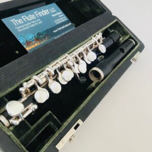 Hammig Grenadilla 650/3 Wood Piccolo, Silver Plated Mechanism, G# Mechanism, Split E-Straubinger Pads, Warranty!