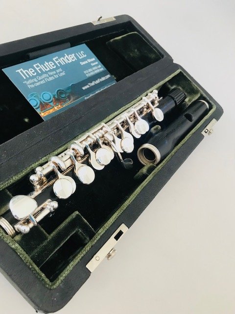 Hammig Grenadilla 650/3 Wood Piccolo, Silver Plated Mechanism, G# Mechanism, Split E-Straubinger Pads, Warranty!