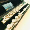 openbox-14.jpg SOLD - Levit Handmade All Silver Flute, Offset G, C# Trill, Split E Mechanism, 14k Gold Riser, MINT!