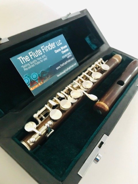 New Weissman Cocus Wood Special Custom Piccolo, Sterling Keys/Mechanism, Warranty!