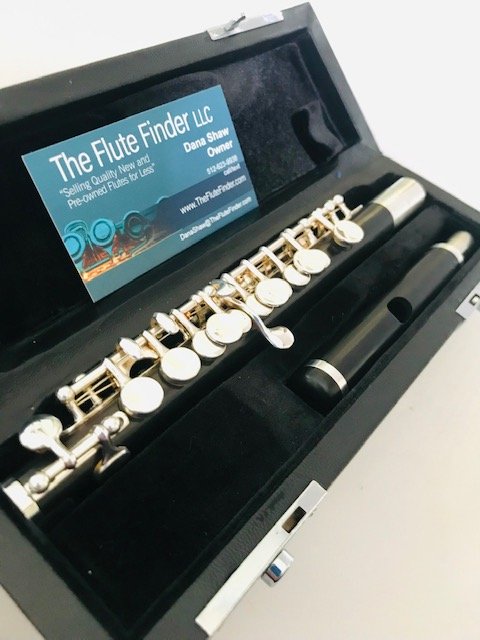 openbox-21.jpg New Weissman Grenadilla and Cocobolo Wood Piccolo, Reverse Wave Headjoint, Warranty!