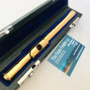 openbox-4-2.jpg New Weissman McKenna 14k Gold Plated Over Silver Flute Headjoint, Warranty!