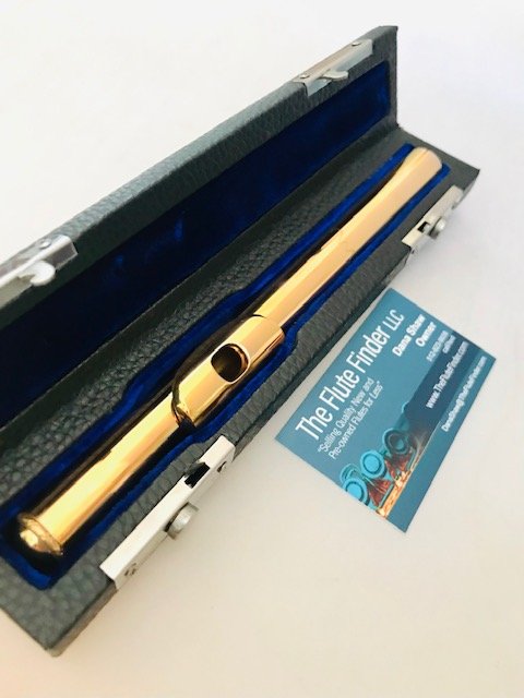 New Weissman McKenna 14k Gold Plated Over Silver Flute Headjoint, Warranty!