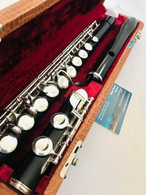 Philipp Hammig 658/2 Grenadilla Wood Flute, Reconditioned with Warranty!