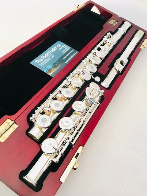 New DiZhao DZ-801 BOF Solid Silver Flute, Offset G