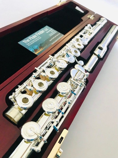 New DiZhao 801BEF Solid Silver Flute, Offset G, Split E Mechanism, Warranty!
