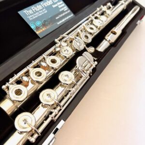 Miyazawa 602 Handmade Flute, .958 Britannia Silver, .958 Flute with 14k Riser, C# Trill, Full Brögger, Heavywall, Warranty!