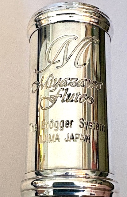 Miyazawa 602 Handmade Flute, .958 Britannia Silver, .958 Flute with 14k Riser, C# Trill, Full Brögger, Heavywall, Warranty!