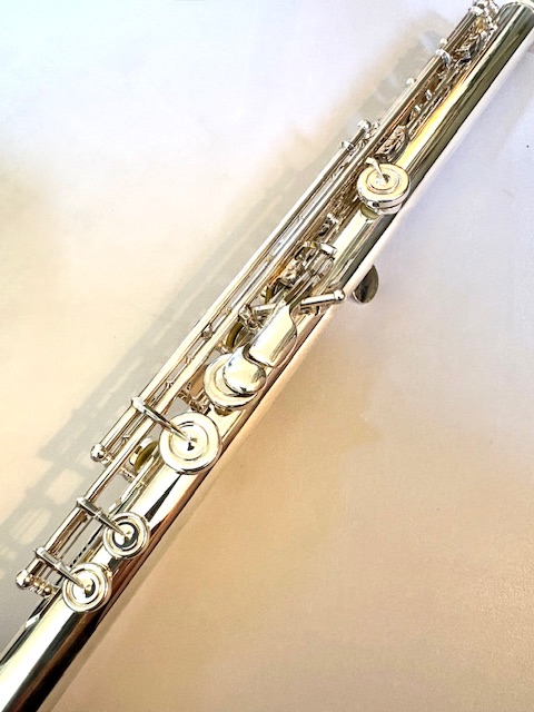 Miyazawa 602 Handmade Flute, .958 Britannia Silver, .958 Flute with 14k Riser, C# Trill, Full Brögger, Heavywall, Warranty!