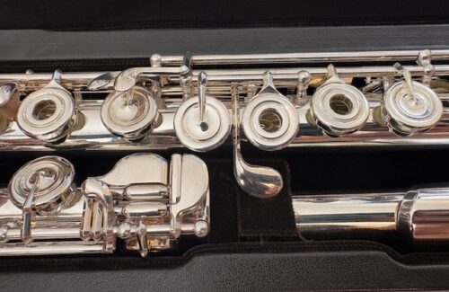 Miyazawa 602 Handmade Flute, .958 Britannia Silver, .958 Flute with 14k Riser, C# Trill, Full Brögger, Heavywall, Warranty!