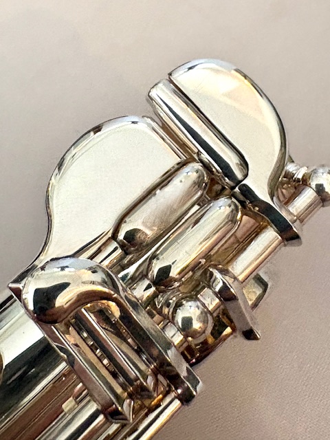 Miyazawa 602 Handmade Flute, .958 Britannia Silver, .958 Flute with 14k Riser, C# Trill, Full Brögger, Heavywall, Warranty!