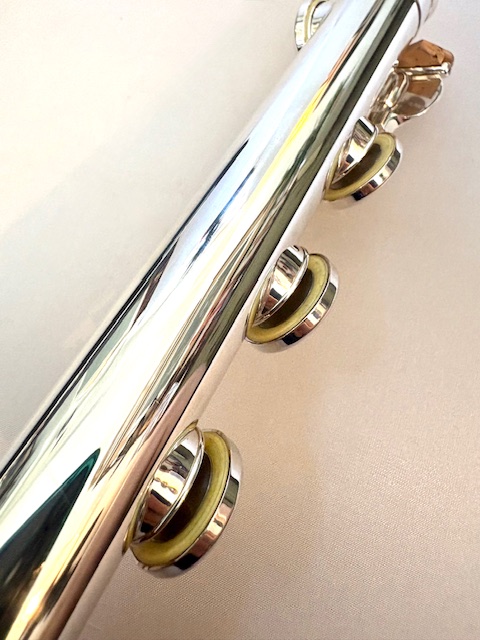 Miyazawa 602 Handmade Flute, .958 Britannia Silver, .958 Flute with 14k Riser, C# Trill, Full Brögger, Heavywall, Warranty!