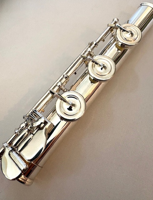 Miyazawa 602 Handmade Flute, .958 Britannia Silver, .958 Flute with 14k Riser, C# Trill, Full Brögger, Heavywall, Warranty!