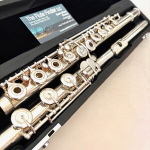 Sankyo CF-301 Solid Silver Handmade Flute, Offset G, C# Trill, Warranty!