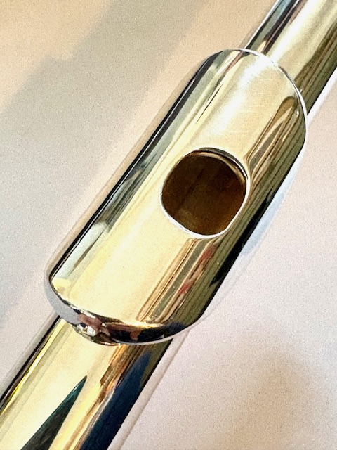 Jack Moore Handmade Flute with 2 headjoints and 2 foot joints, 14k headjoint, Sterling Silver headjoint, Offset G, C Foot and B Foot both with D# Rollers, Warranty!