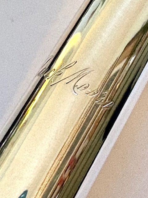 Jack Moore Handmade Flute with 2 headjoints and 2 foot joints, 14k headjoint, Sterling Silver headjoint, Offset G, C Foot and B Foot both with D# Rollers, Warranty!