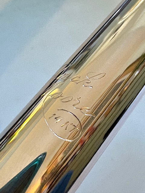 Jack Moore Handmade Flute with 2 headjoints and 2 foot joints, 14k headjoint, Sterling Silver headjoint, Offset G, C Foot and B Foot both with D# Rollers, Warranty!