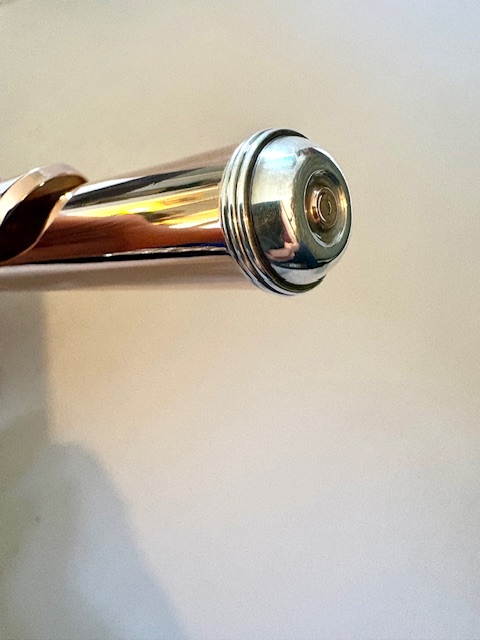 Jack Moore Handmade Flute with 2 headjoints and 2 foot joints, 14k headjoint, Sterling Silver headjoint, Offset G, C Foot and B Foot both with D# Rollers, Warranty!