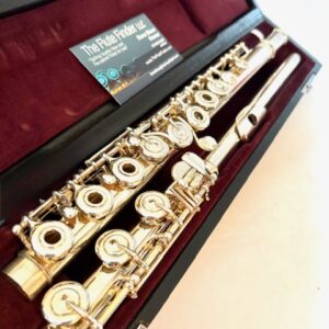 Yamaha YFL-472 Flute, solid silver, offset G, B foot, Split E Mechanism, Warranty!