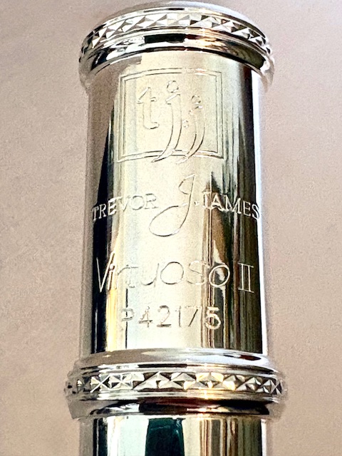 Just In!  New Trevor James Virtuoso II Solid Silver Flute, Offset G, C# Trill, Heavywall, Warranty!