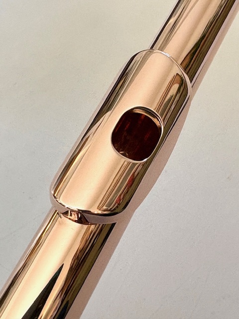 Lillian Burkart Flute Headjoint in 14k Gold, S4 Cut, 1-year warranty!