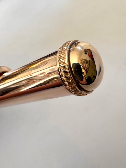 Lillian Burkart Flute Headjoint in 14k Gold, S4 Cut, 1-year warranty!