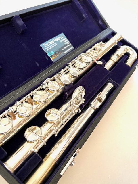 Dizhao DZA-100S Alto Flute, Solid Silver Straight Headjoint, Plated Curved Headjoint, 1-Year Warranty!