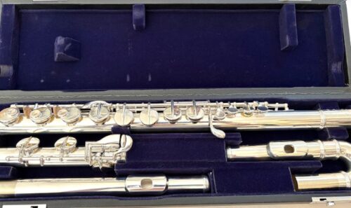 Dizhao DZA-100S Alto Flute, Solid Silver Straight Headjoint, Plated Curved Headjoint, 1-Year Warranty!