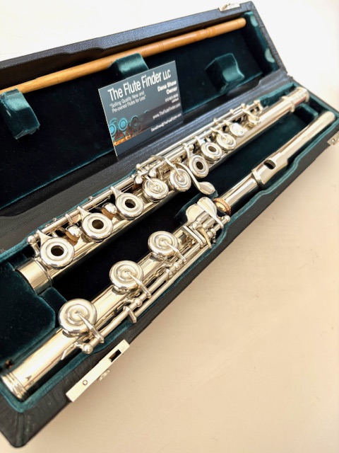 Lillian Burkart Elite 5-95 Platinum Enhanced Handmade Flute, Offset G, C# Trill, M2 Headjoint, 1-year Warranty!