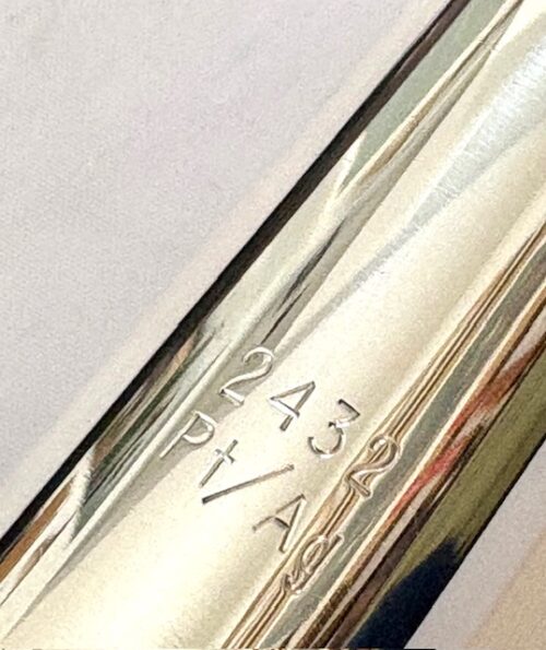 Lillian Burkart Elite 5-95 Platinum Enhanced Handmade Flute, Offset G, C# Trill, M2 Headjoint, 1-year Warranty!