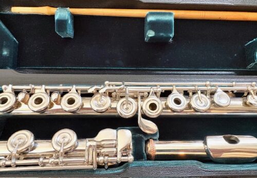 Lillian Burkart Elite 5-95 Platinum Enhanced Handmade Flute, Offset G, C# Trill, M2 Headjoint, 1-year Warranty!