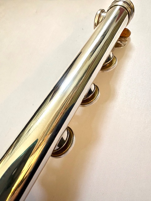 Lillian Burkart Elite 5-95 Platinum Enhanced Handmade Flute, Offset G, C# Trill, M2 Headjoint, 1-year Warranty!