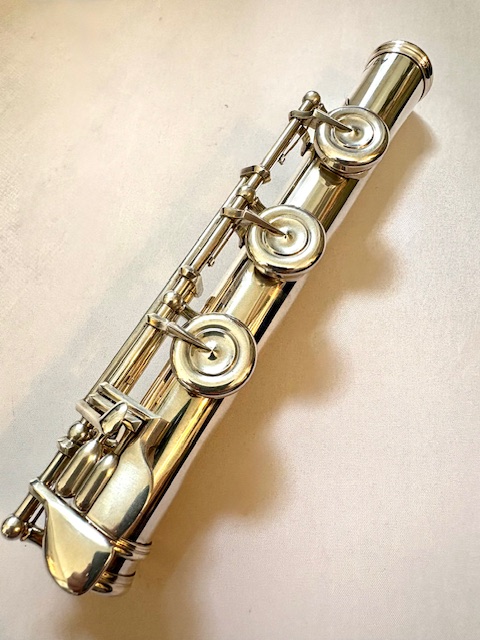 Lillian Burkart Elite 5-95 Platinum Enhanced Handmade Flute, Offset G, C# Trill, M2 Headjoint, 1-year Warranty!