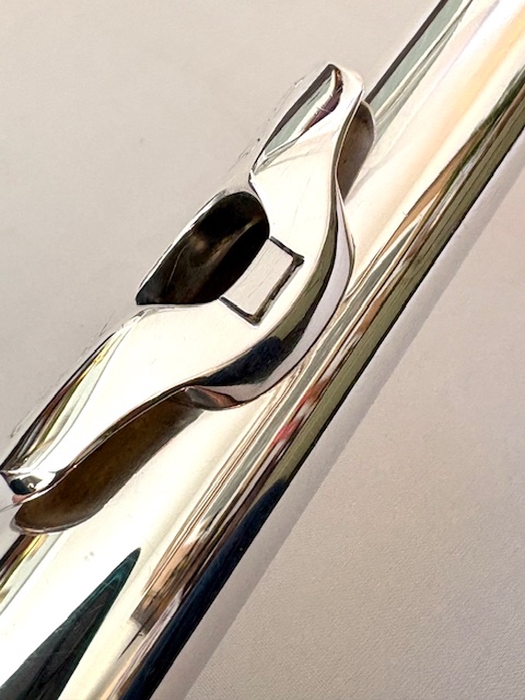IMG_0676 Drelinger Custom Karritium Flute Headjoint, Engraved Lipplate and Platinum Air Reed, Wave Edge
