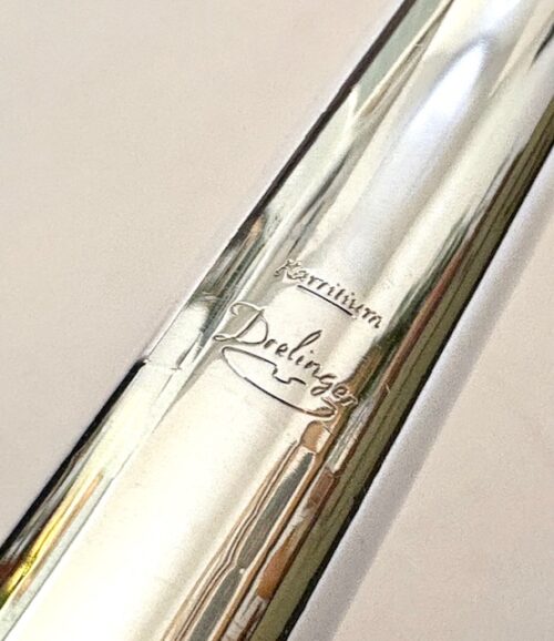 IMG_0678 Drelinger Custom Karritium Flute Headjoint, Engraved Lipplate and Platinum Air Reed, Wave Edge