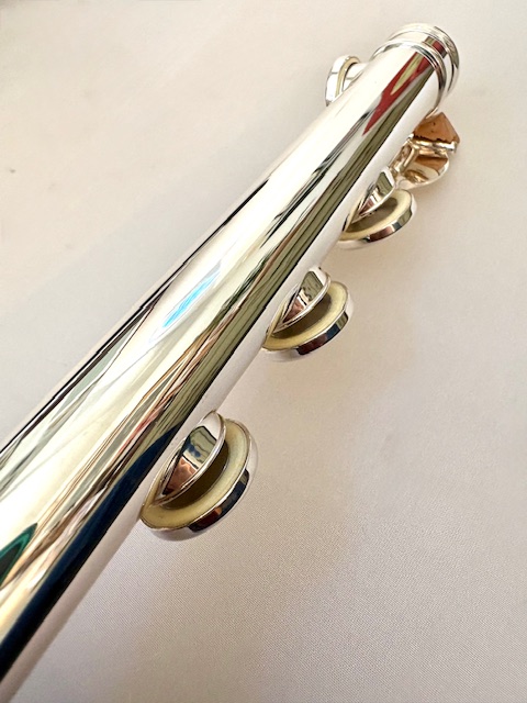 IMG_0798 Miyazawa Handmade Flute Model 602, Solid Silver, .958 Britannia Silver Tubing, Split E Mechanism, C# Trill, D# Roller, 1-Year Warranty!